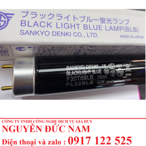 Bóng đèn UV cho tủ so màu Model F30T8BLB Sankyo Denki Nhật Bản